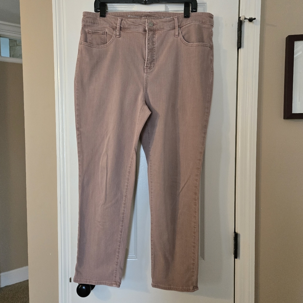 Chico's So Slimming Girlfriend Jeans - Pink (Sz 2.5)